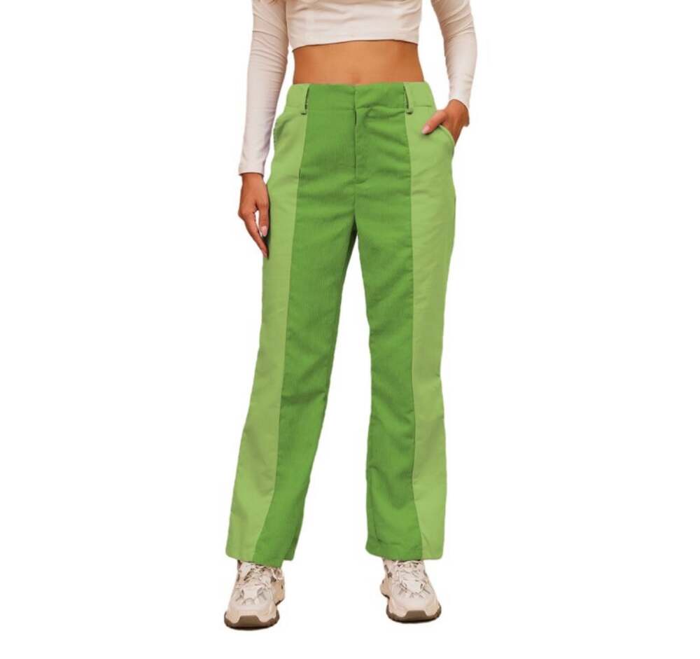 Green Women Corduroy Pants Size Small